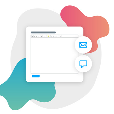 Illustration ajouter template mail & sms