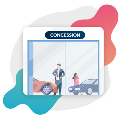 Illustration ajouter une concession